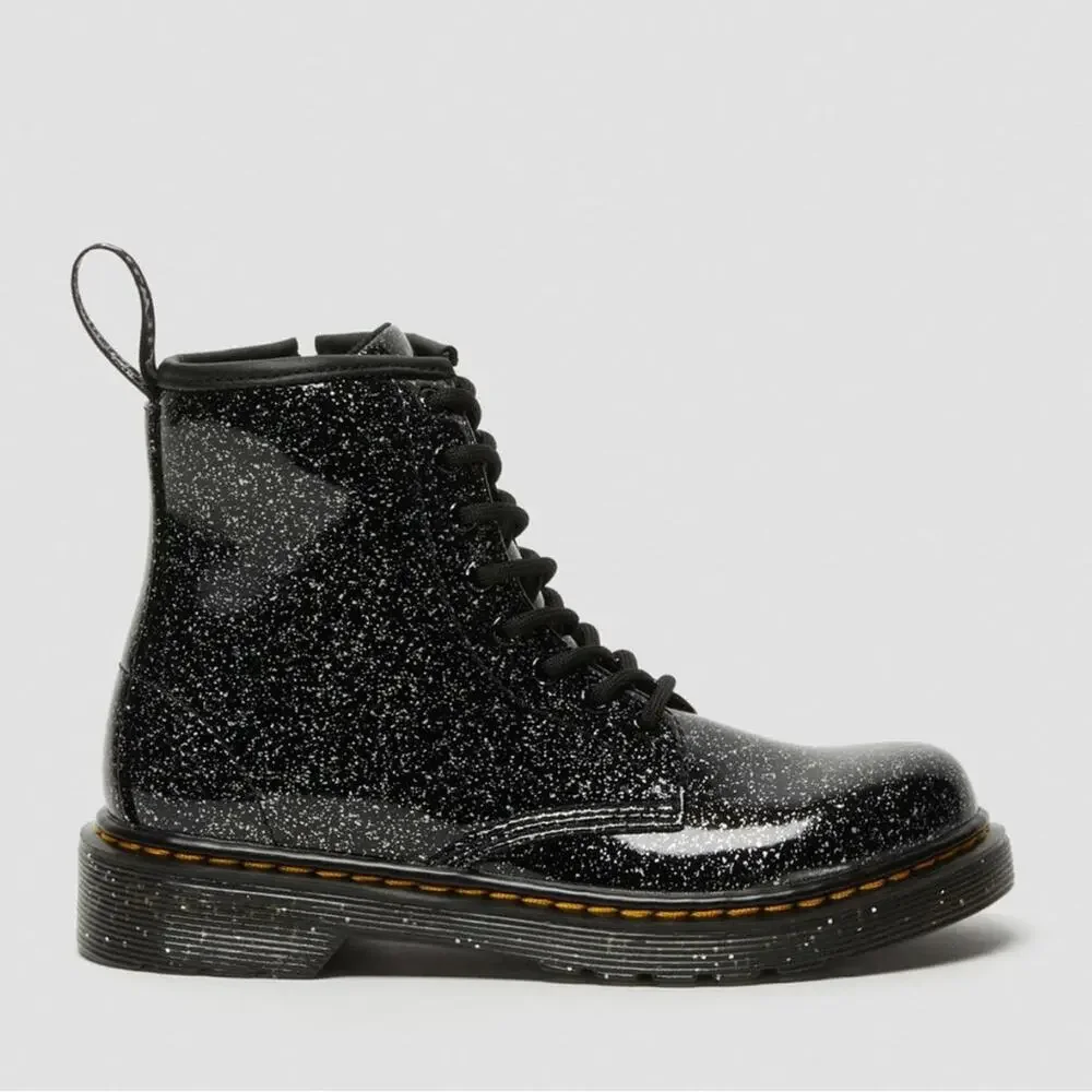 Doc Martens JUNIOR 1460 GLITTER LACE UP BOOTS 4